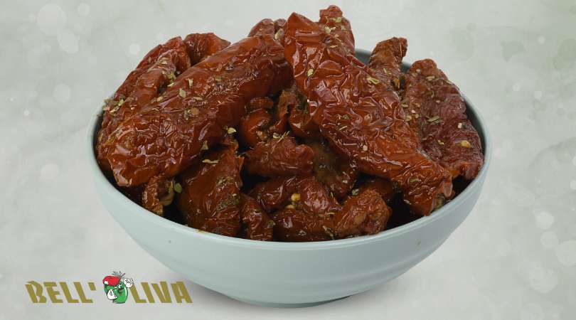 Pitted leccine olives seasoned spicy